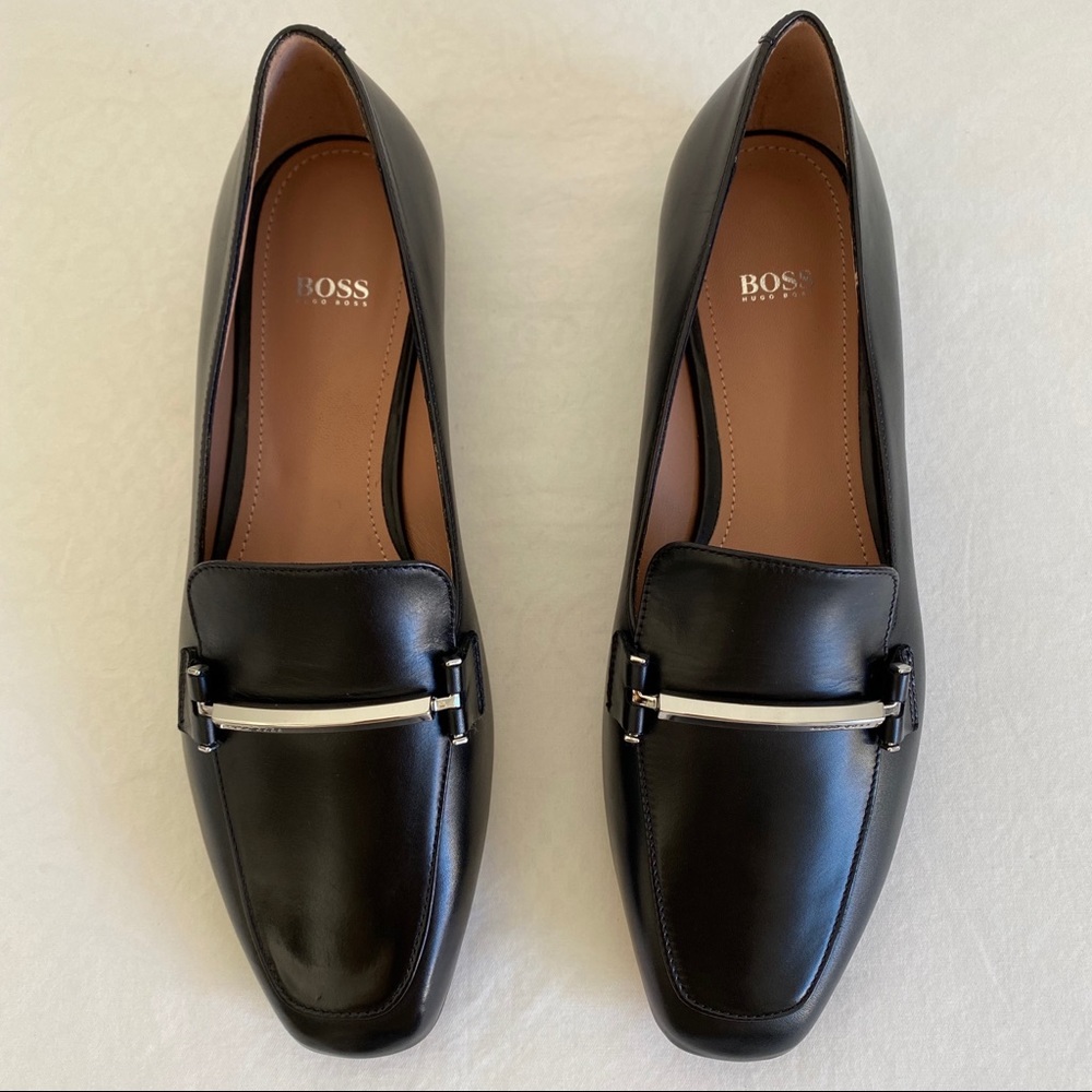 Hugo boss Italian made Lara loafers nappa leather